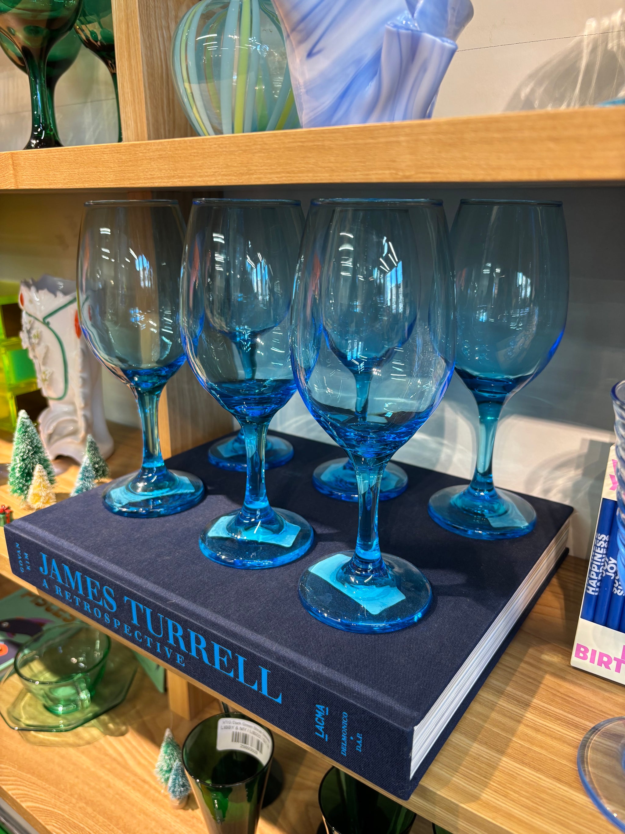Aqua Wine Glass