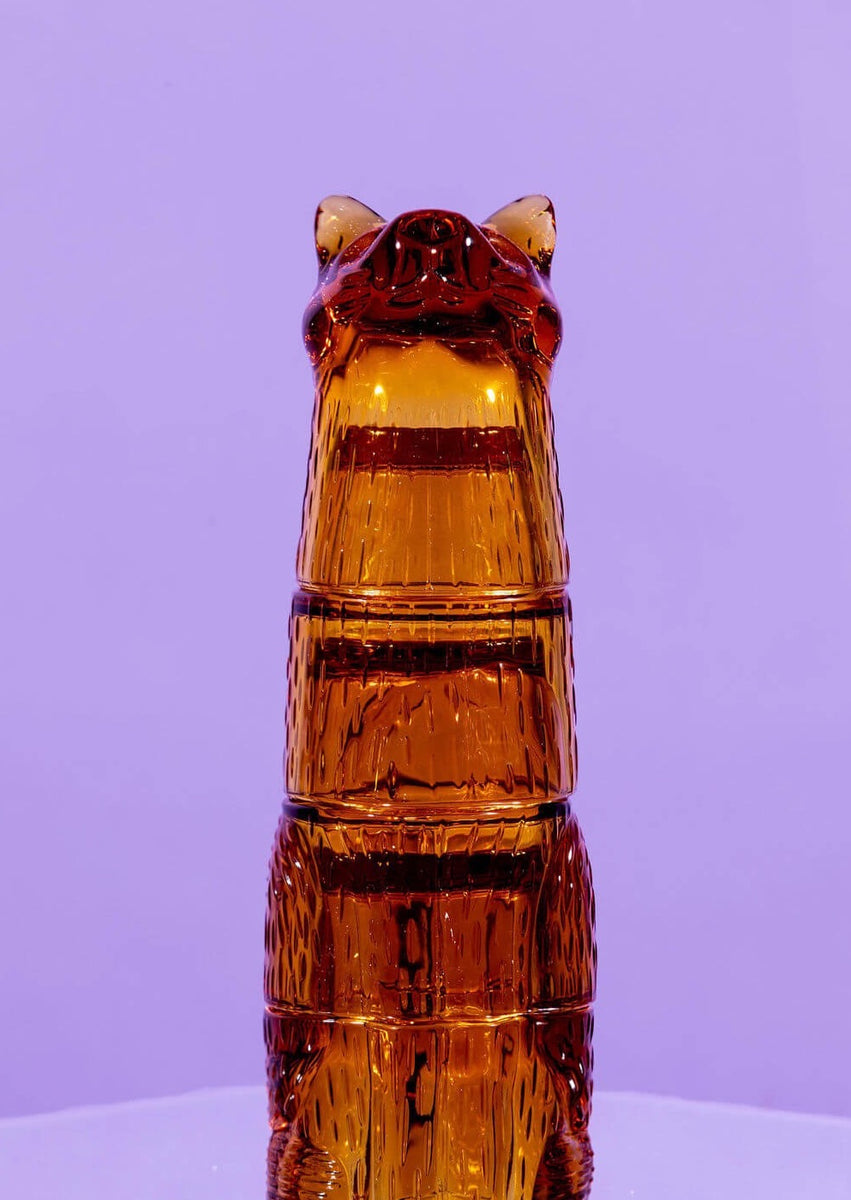 Ginger Kitty Stackable Glasses LIBBY & MY